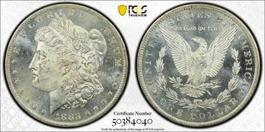 1883-O $1 MS63PL