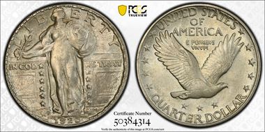 1926-S 25C AU58