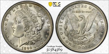 1892-O $1 MS65