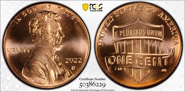 2022-D 1C Shield  First Strike MS68RD