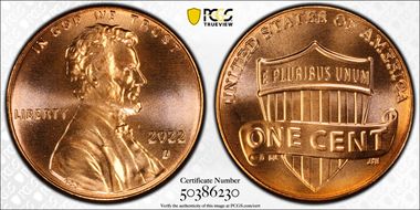 2022-D 1C Shield MS68RD