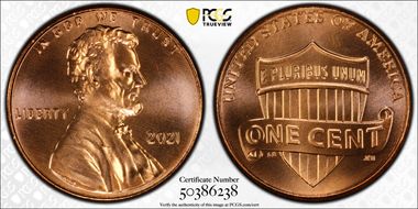 2021 1C Shield MS68RD