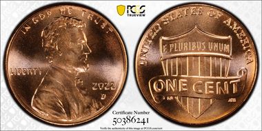 2022-D 1C Shield  First Strike MS68RD