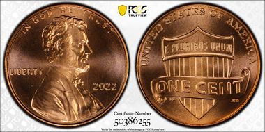 2022 1C Shield MS68RD