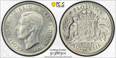 1940(m) Florin KM-40  Ag N1