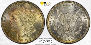 1881-O $1 MS64