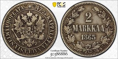 1865-S 2 Mar VF20