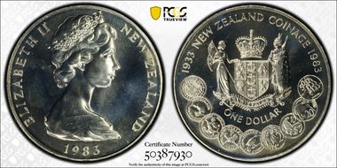 1983 $1 Coinage KM-53 MS67