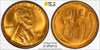 1933 1C MS67+ RD