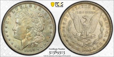 1891-O $1 MS62