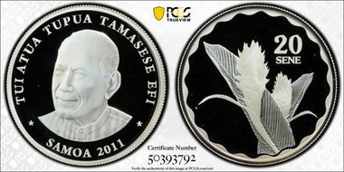 2011 20 Sene President Efi KM-169a  Ag PR69DCAM