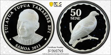 2011 50 Sene President Efi KM-170a  Ag PR68DCAM