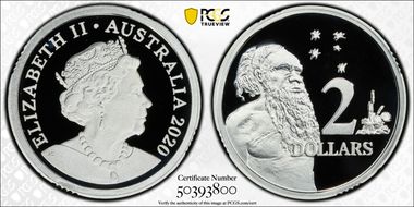 2020 $2 6th Portrait Silver PR70DCAM