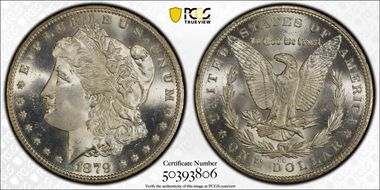 1879-CC $1 MS65+