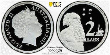 2017 $2 Silver PR70DCAM