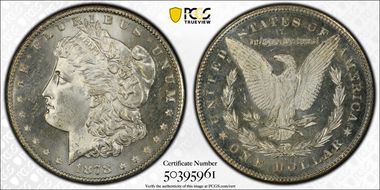 1878-S $1 MS65PL