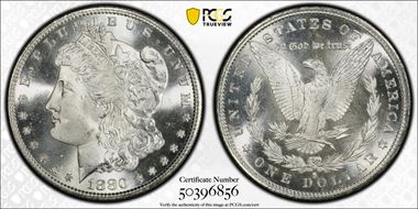 1880-S $1 MS64