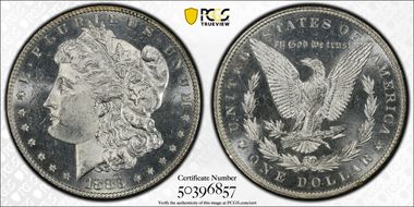 1883 $1 MS63PL