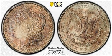 1878 7TF $1 R78, VAM 100 N1