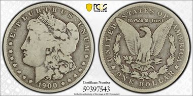 1900-O $1 VAM 15, Doubled Stars G6