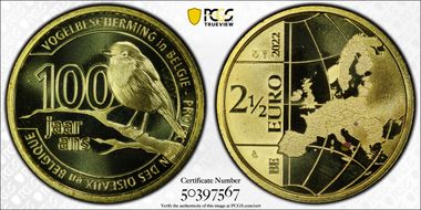 2022 € 2 1/2 100 Years of Bird Protection MS68