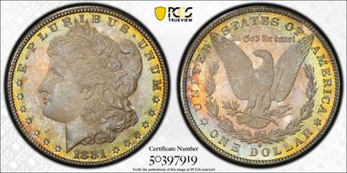 1881-S $1 MS66+ 