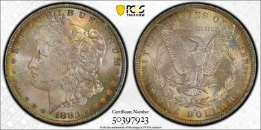 1883-O $1 MS64