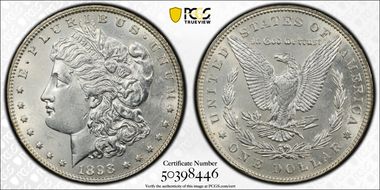 1898 $1 AU58