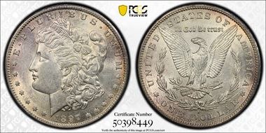 1897-S $1 AU55