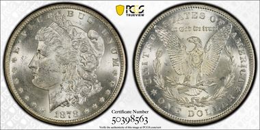 1878-S $1 MS62