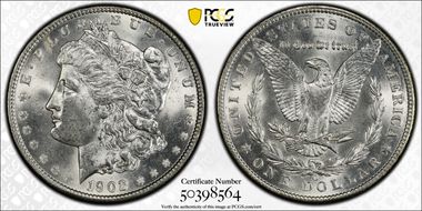 1902-O $1 MS62