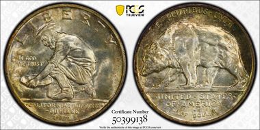 1925-S 50C California MS66