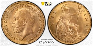 1917 1D S-4051 MS64RD