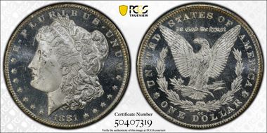 1881-CC $1 MS64DMPL