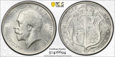 1916 1/2 Cr S-4011 MS63