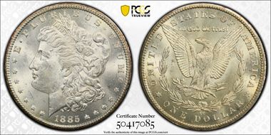 1885-CC $1 MS62