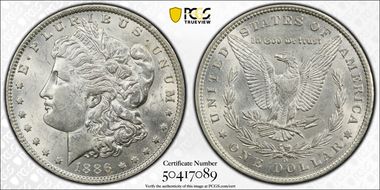 1886-O $1 AU58