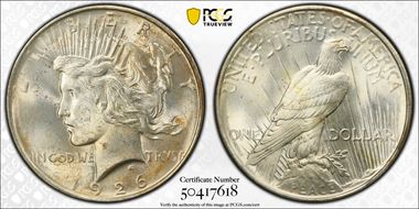 1926-D $1 MS64