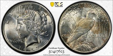 1927 $1 MS63