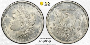 1891-O $1 MS63