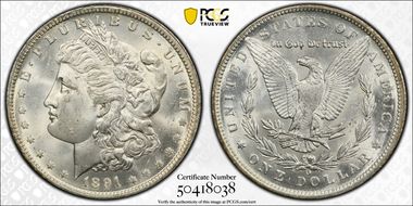 1891-O $1 MS64