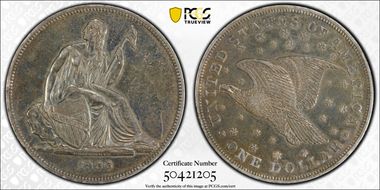 1836 $1 J-60 Original, Alignment IV PR1