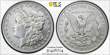 2024 $1 Morgan Dollar First Strike MS70