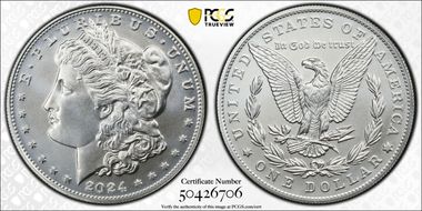 2024 $1 Morgan Dollar First Strike MS70