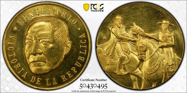 (1967)-Mo Medal Grove-965 Au SP63