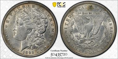 1892-O $1 AU53