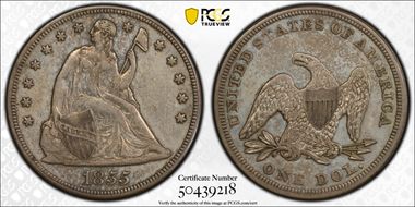 1855 $1 XF45