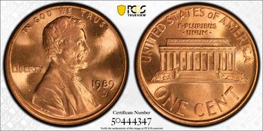 1989-D 1C MS68RD