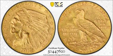 1912 $2.50 MS64+