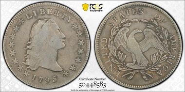 1795 $1 Flowing Hair, BB-26 VF20